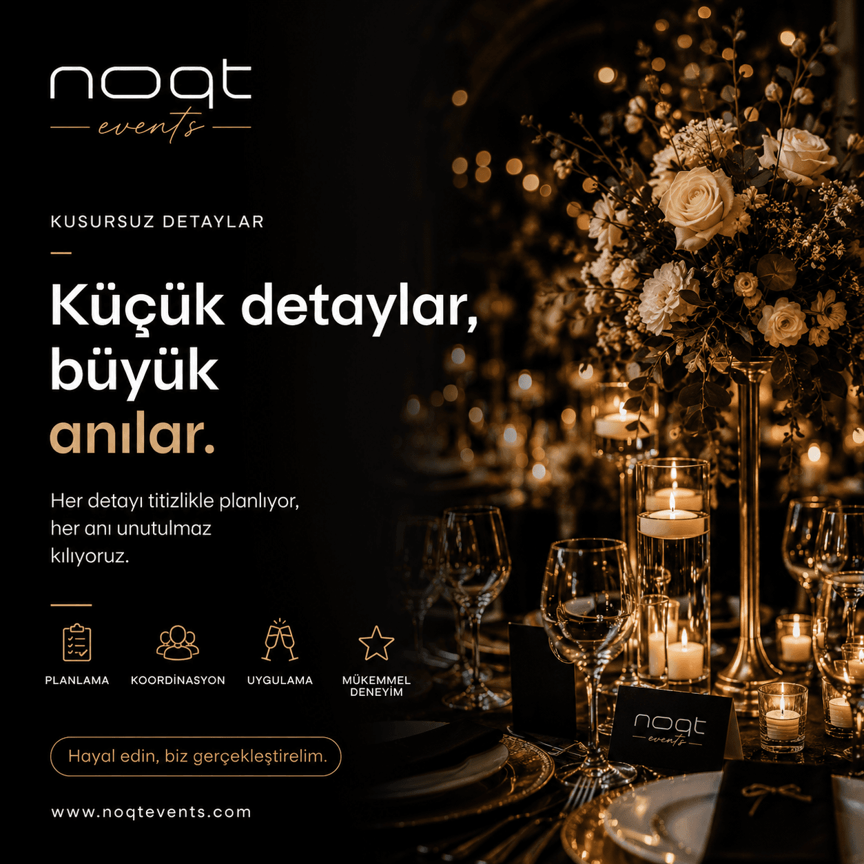 Küçük detaylar, büyük anılar.